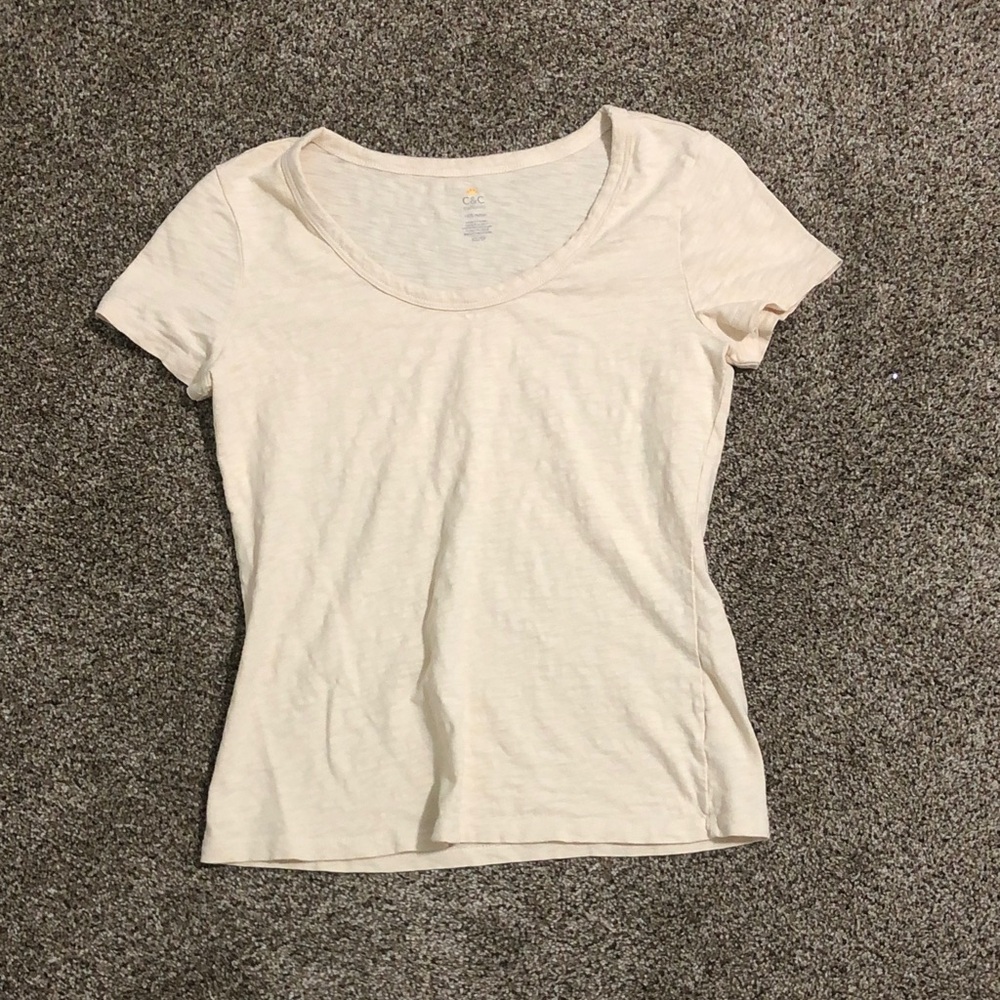 C&C California Cream Short Sleeve Tee